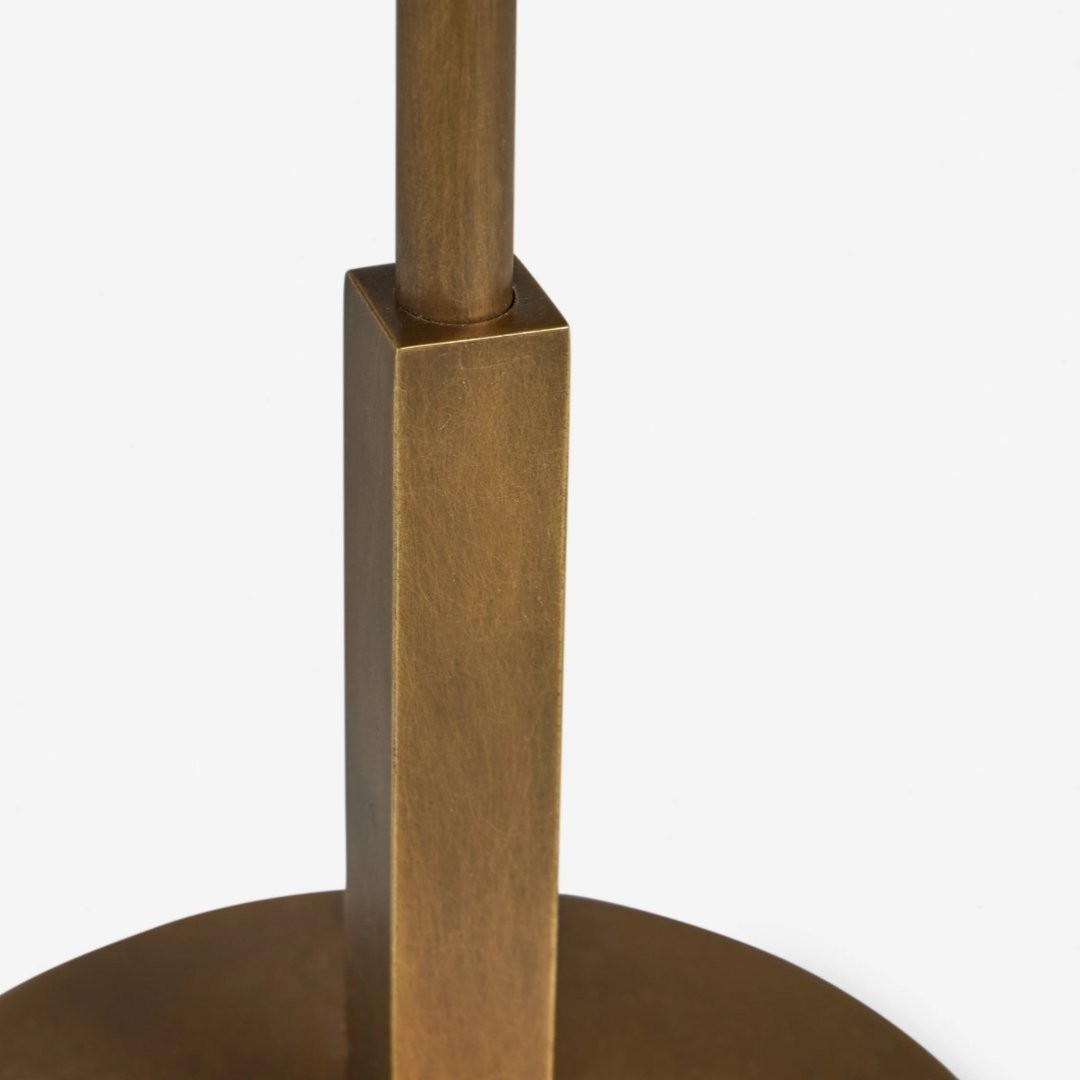Aurecyl Table Lamp - Sleek Tapered Metal Table Lamp in Vintage-Style Finish for Living Room K1619