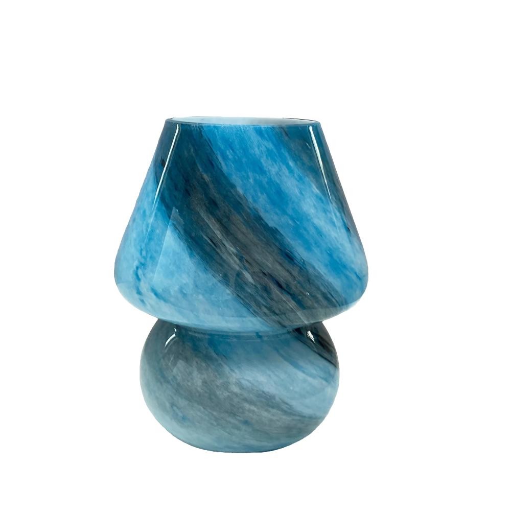 Decorative Handmade Glass Mushroom Table Lamp K53