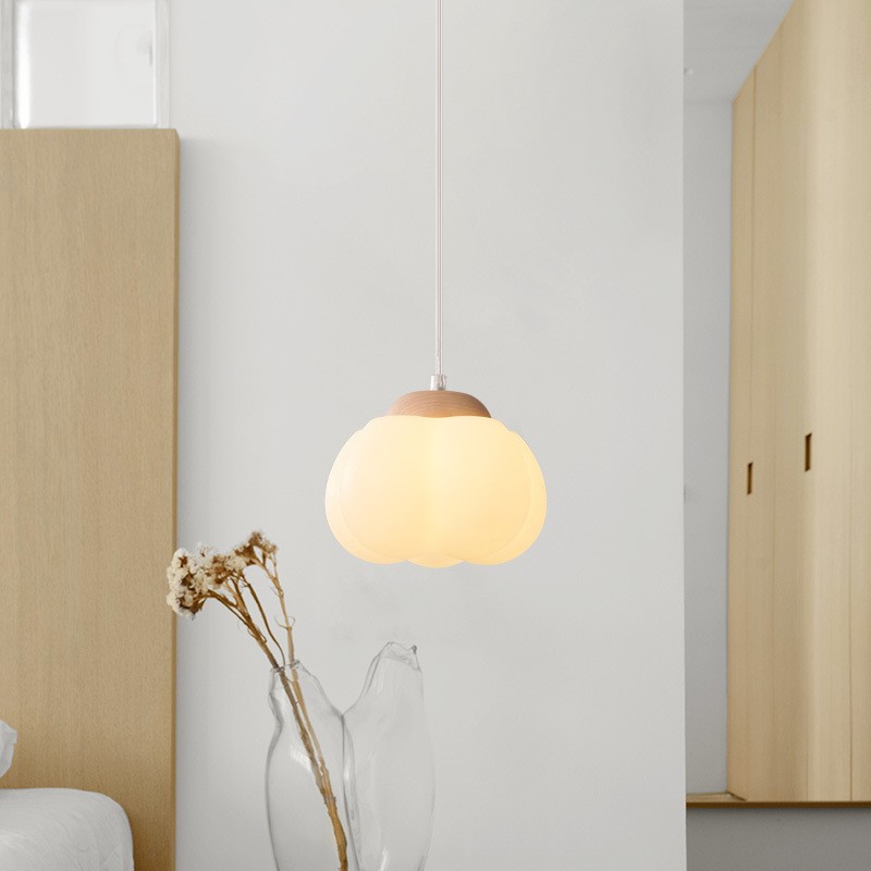 Art Deco Bauhaus Style Wooden Pendant Lamp K36
