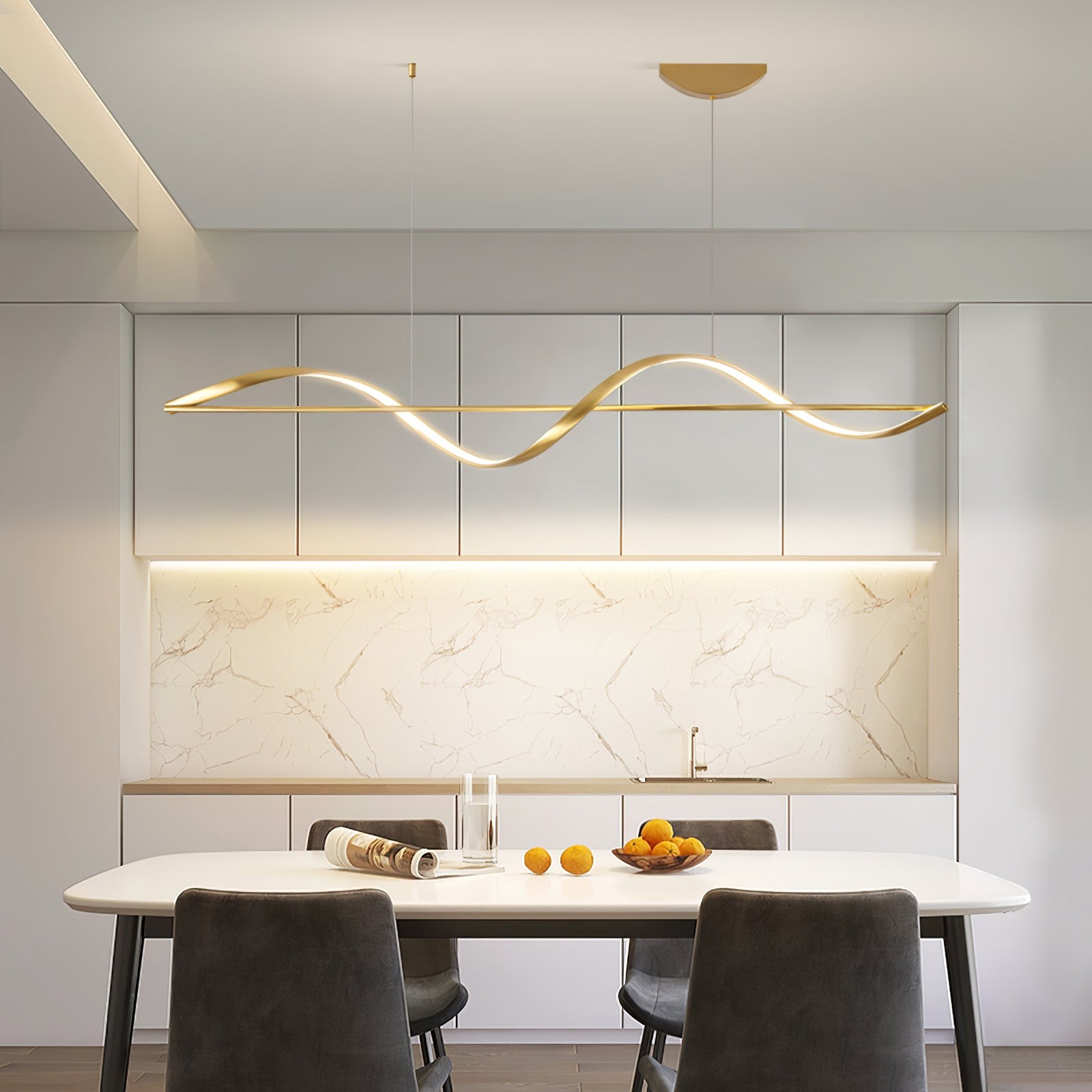 Whisper Linear Island Chandelier K1096
