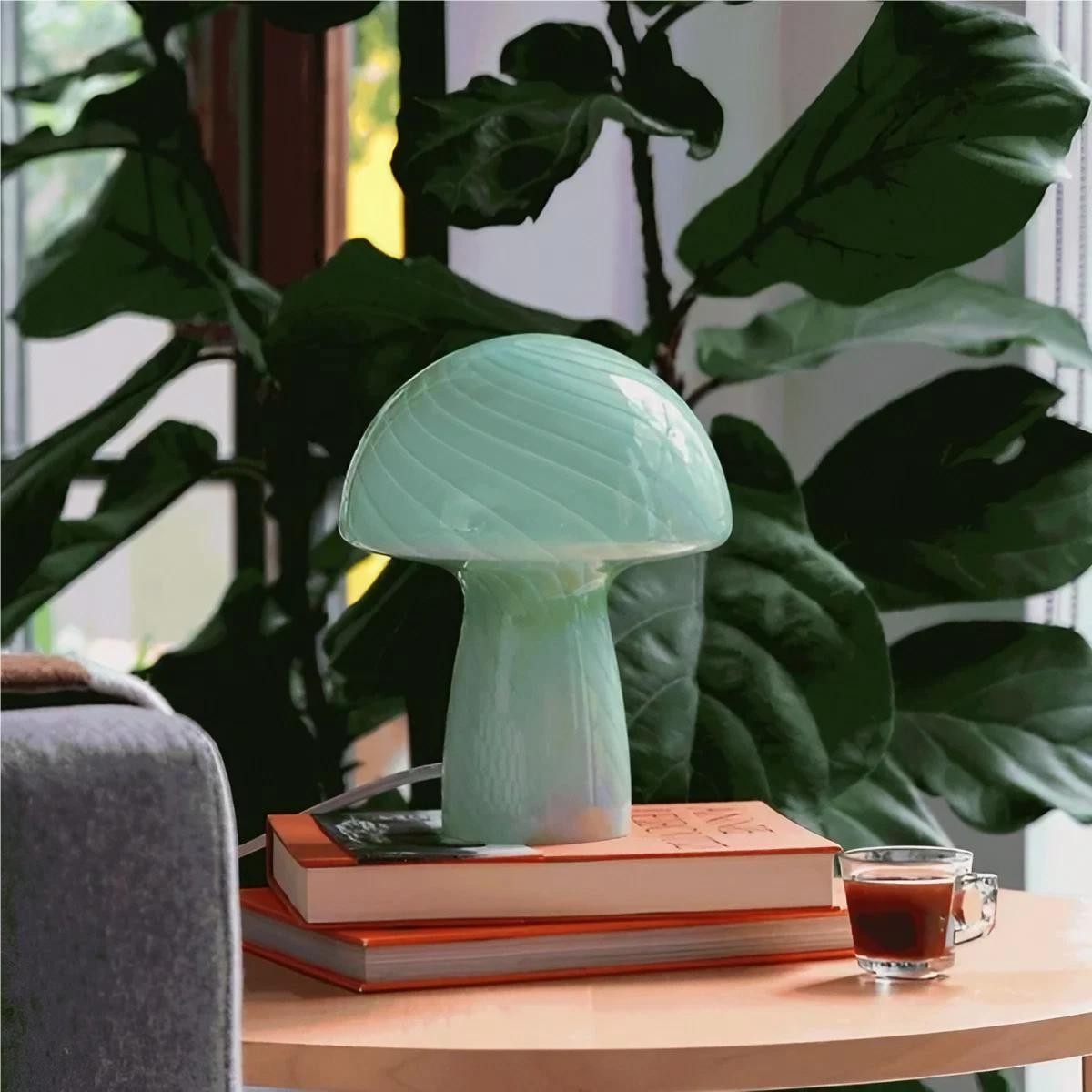 Modern Design Stained Glass Mushroom Lamp K51