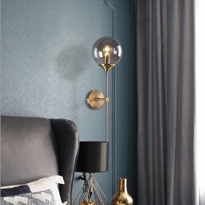 Modern Minimalist Glass Ball Wall Light K26