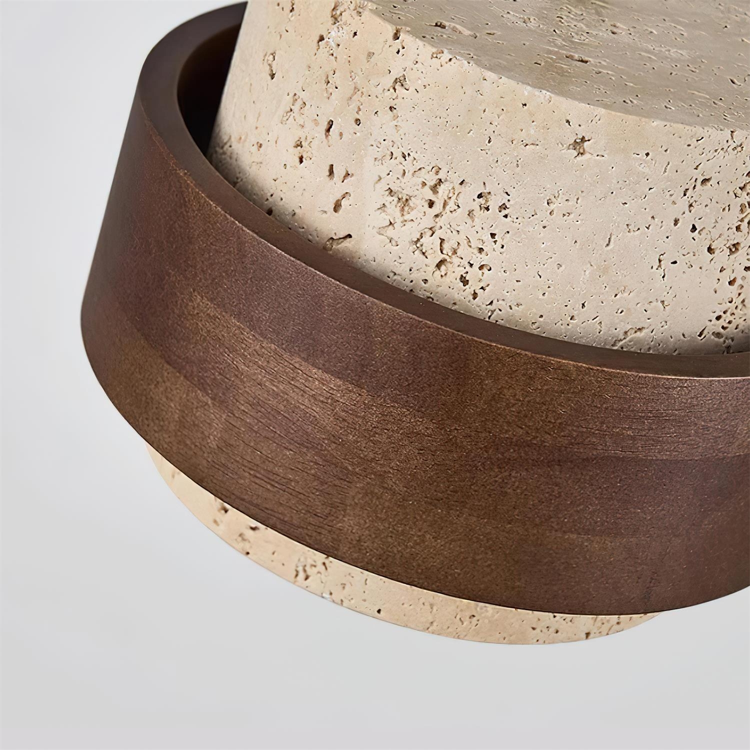 Cole Travertine Wall Lamp D70