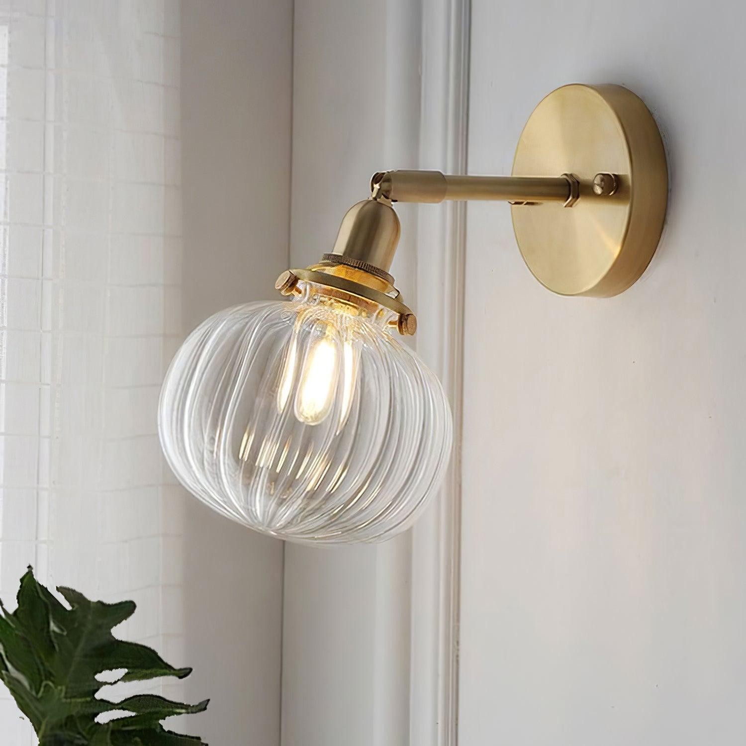 Simple Hallway Entrance Pumpkin Pattern Wall Lamp K636