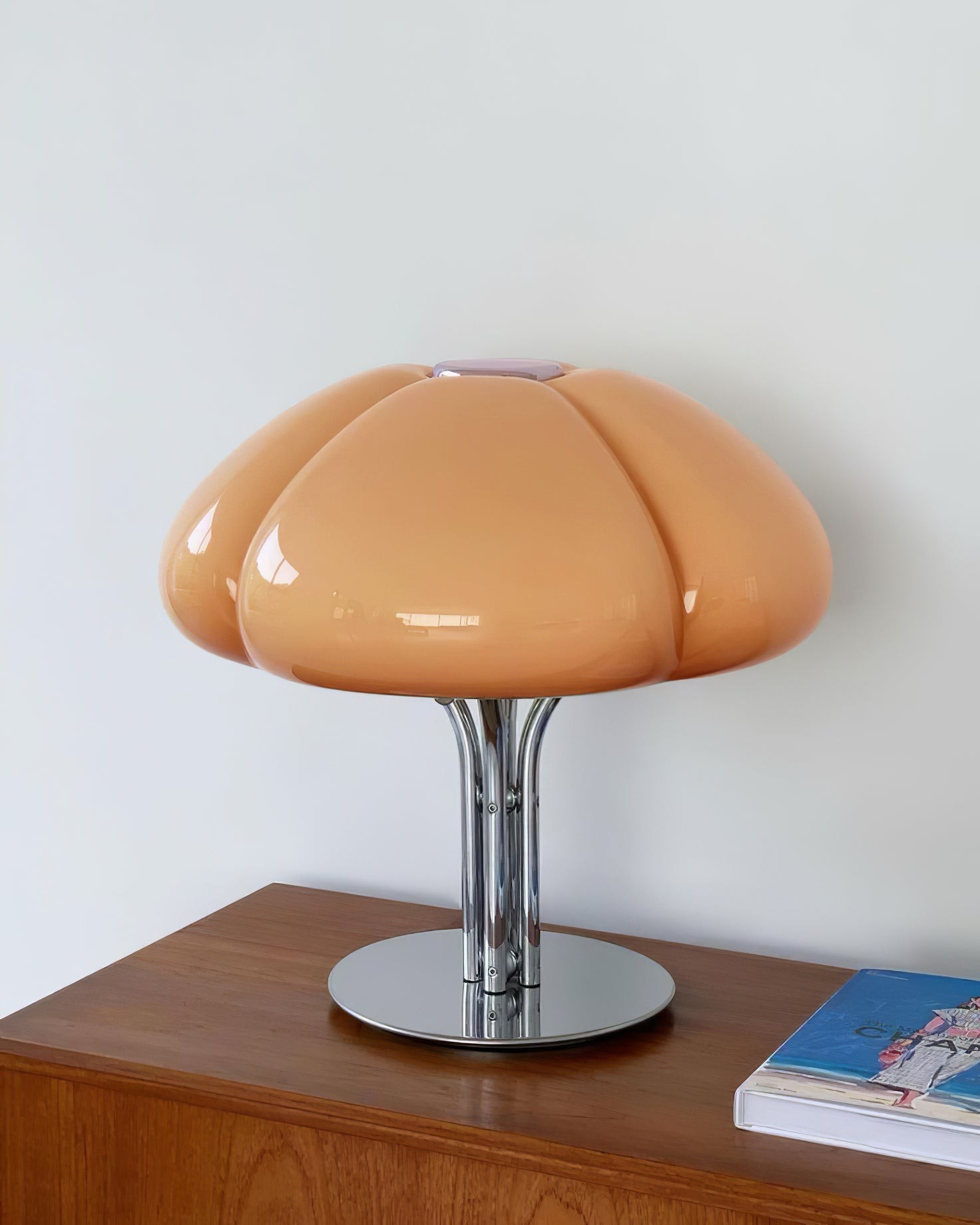 Creative Cluster Mushroom Shape Glass Table Lamp K609