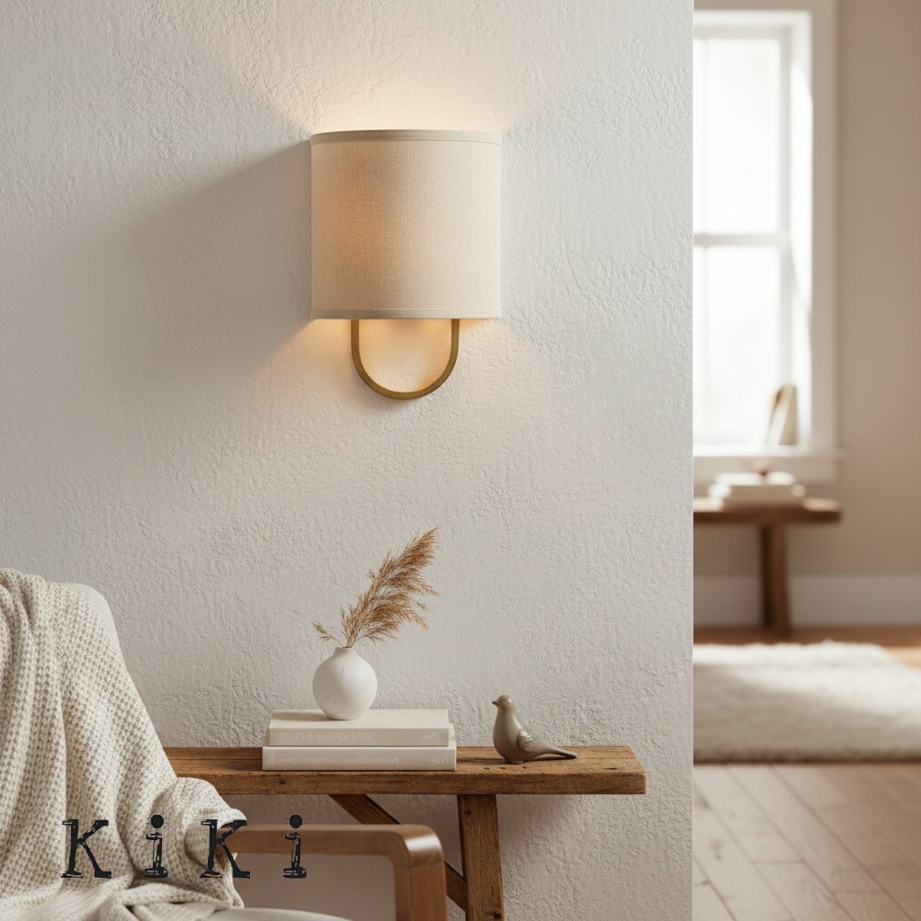 Nolvara Elegant Metal Wall Sconce – Timeless Design for Hallways and Bedrooms K1187