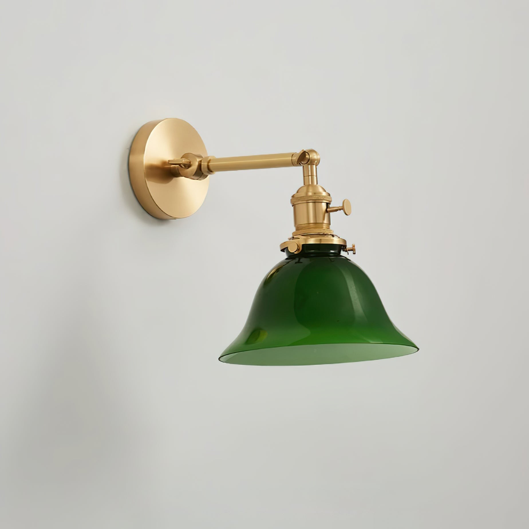Personalized Green Bell-Shaped Wall Lamp K414