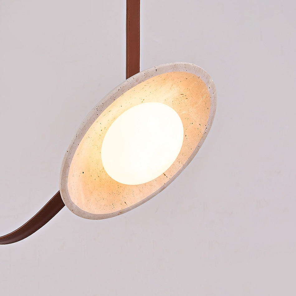 Light Rail Leather Pendant Lamp D688