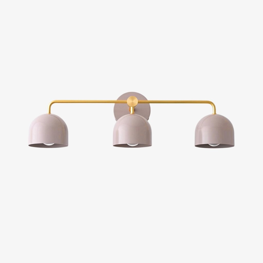 Metio Dome Farmhouse Vanity Wall Lamp - Colorful Dome Wall Sconce for Dressing Room K1596