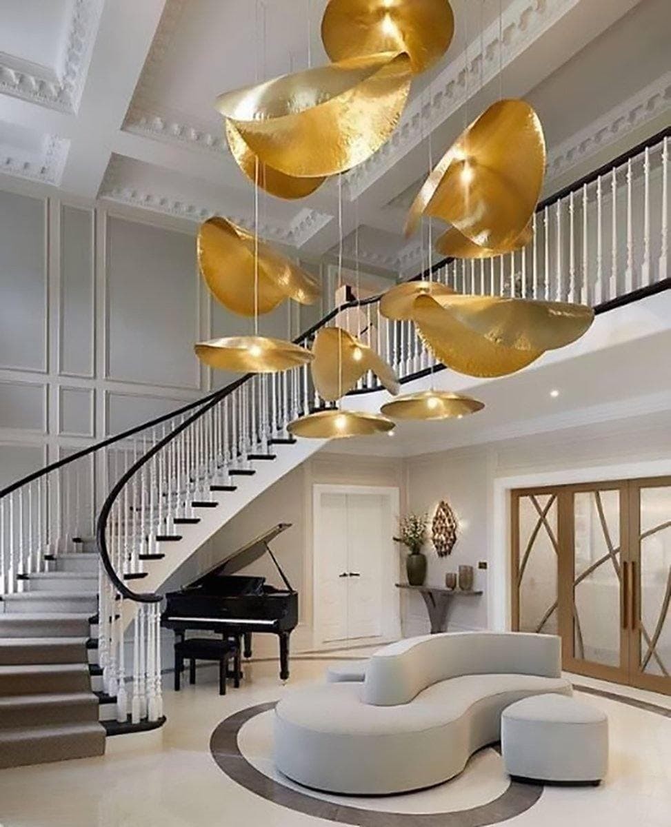 Hammered Brass Suspension Light K1205