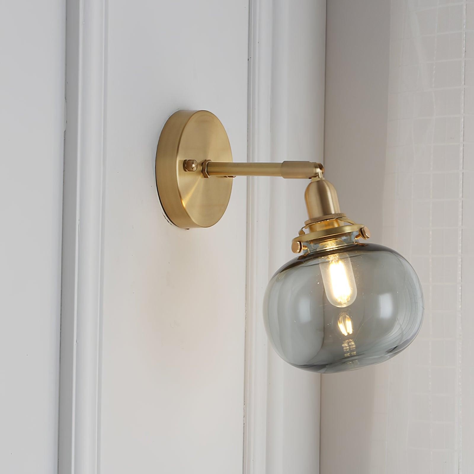 Simple Hallway Entrance Pumpkin Pattern Wall Lamp K636