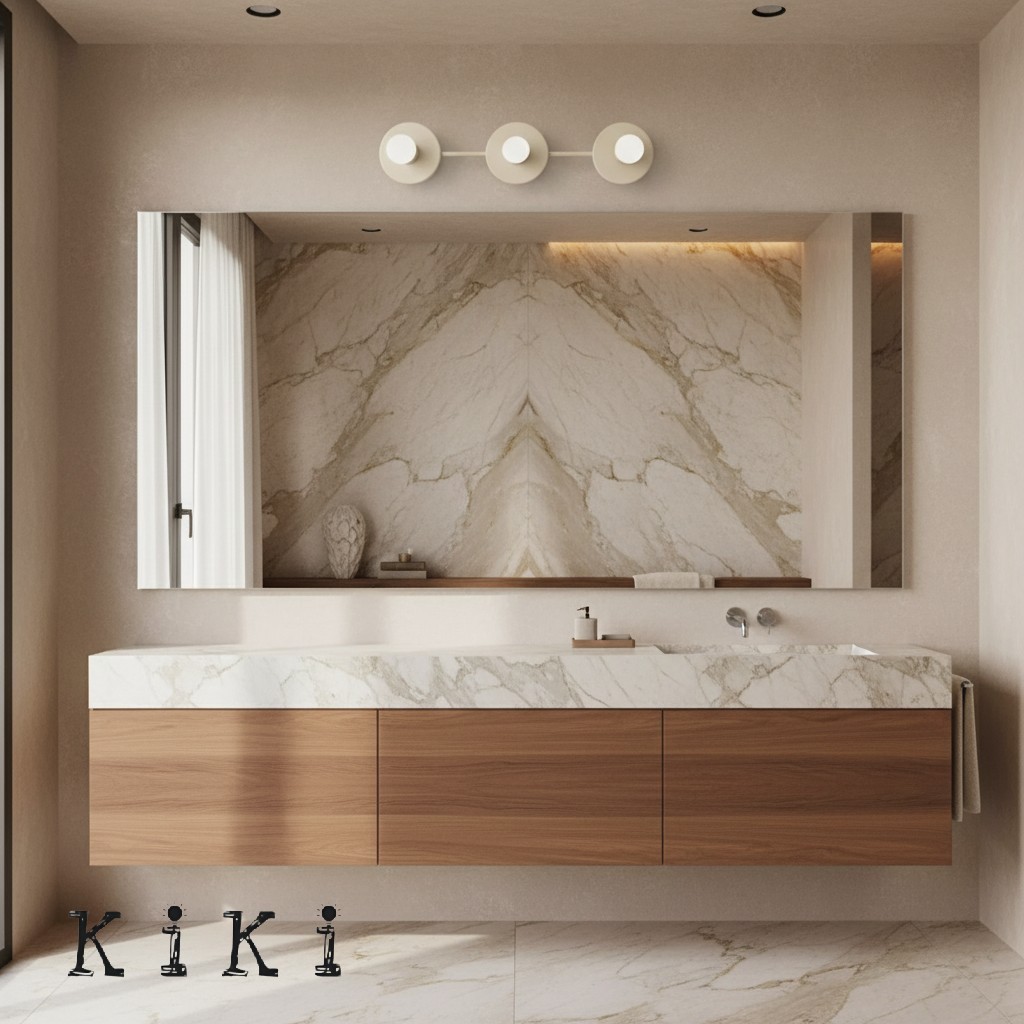 Radiro 3-Light Vanity Light - Modern Bathroom Wall Fixture for Bathroom K1422