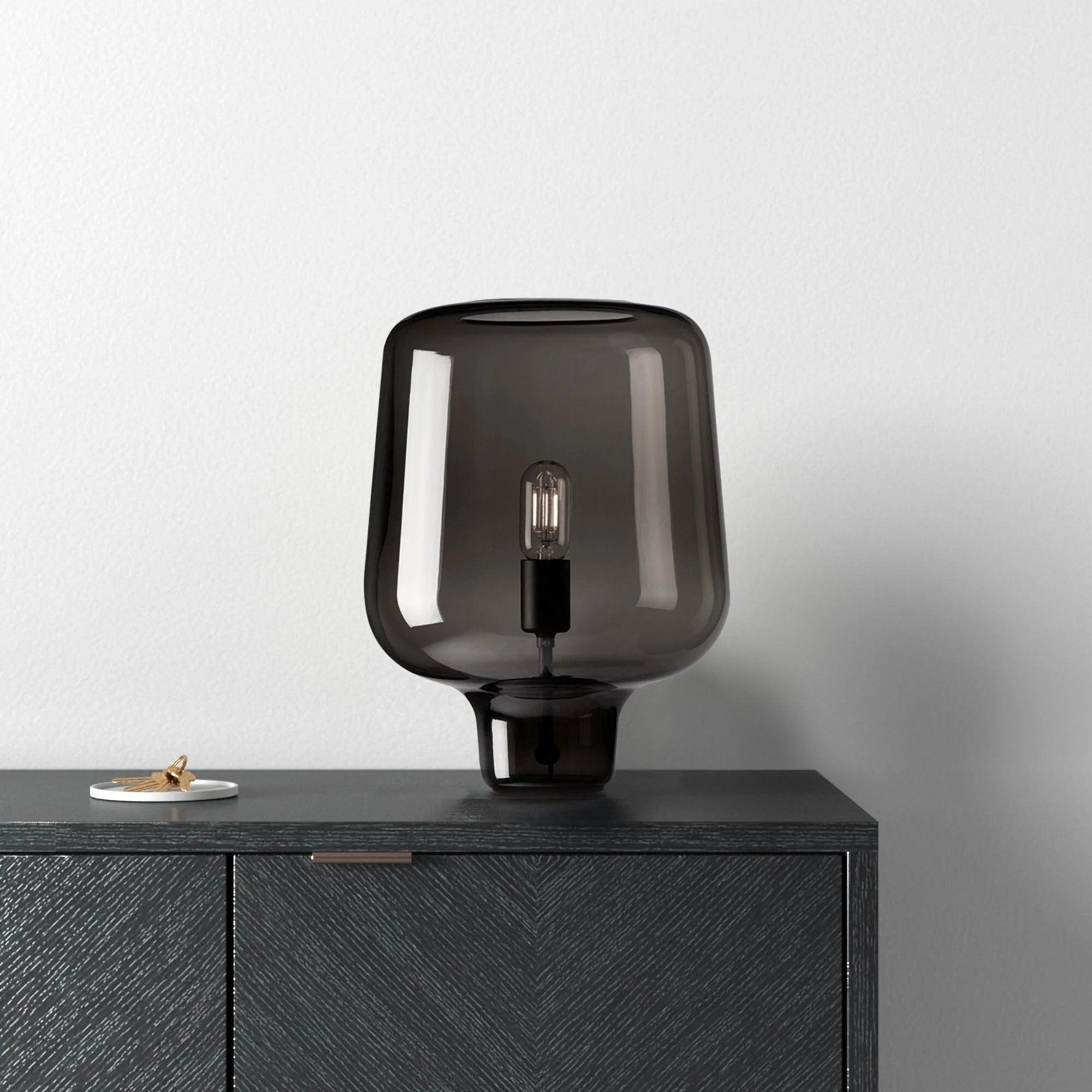 Glass Dome Table Lamp K694