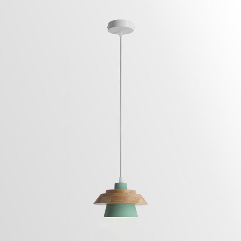 Stone Wood Pendant Lamp K677