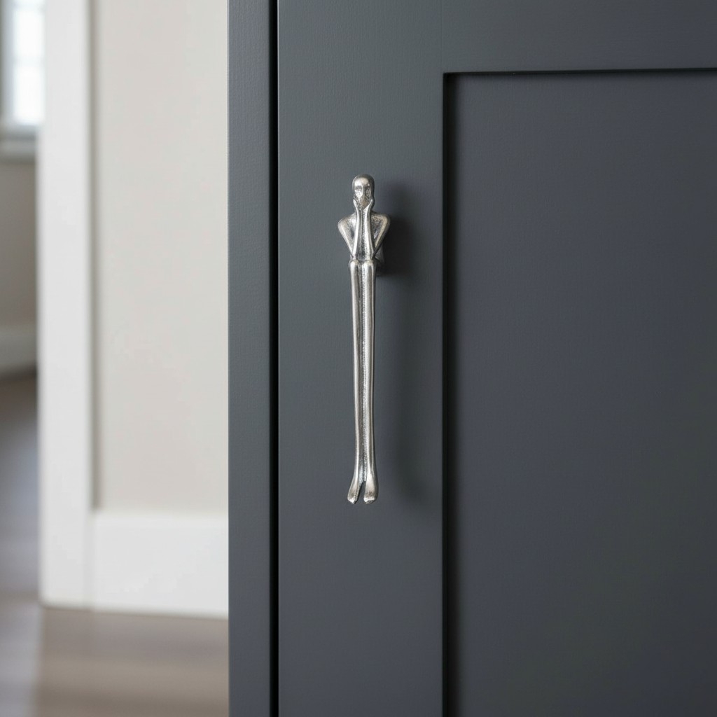 Verlitho Retro Cabinet Handle - Nordic Furniture Pull For Wardrobes and Drawers K2365