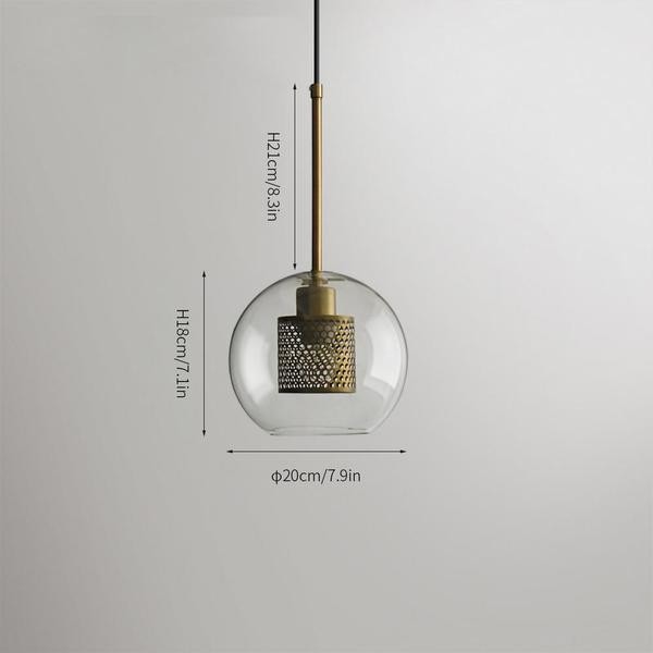 Chiswick Glass Pendant Light