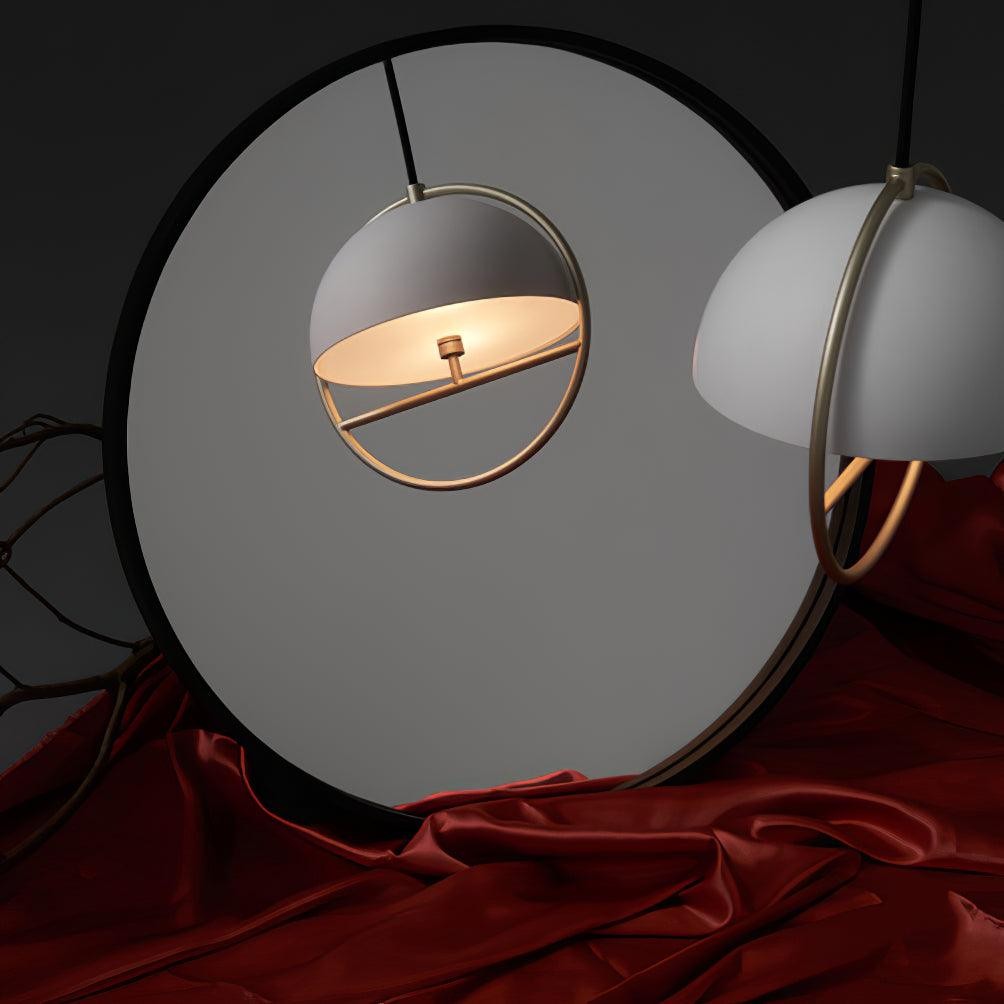 Nordic Hemispherical Ring Metal Pendant Lamp K426