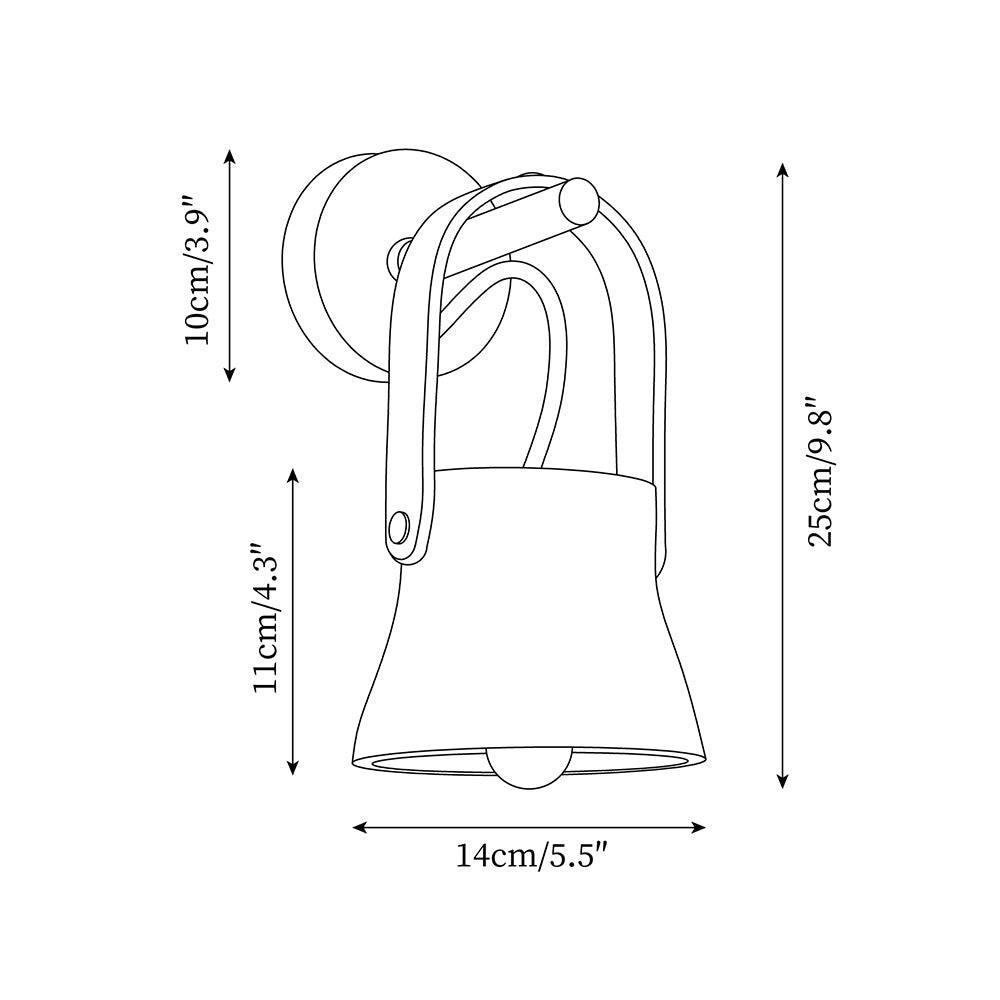 Personalized Creative Curved Portable Wall Lamp K298