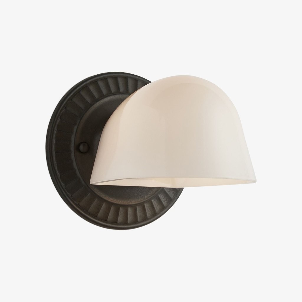 Fiesta Fluted Wall Sconce - Art Deco Inspired Design with Soft Ambient Lighting for Bathroom or Bedroom K1772