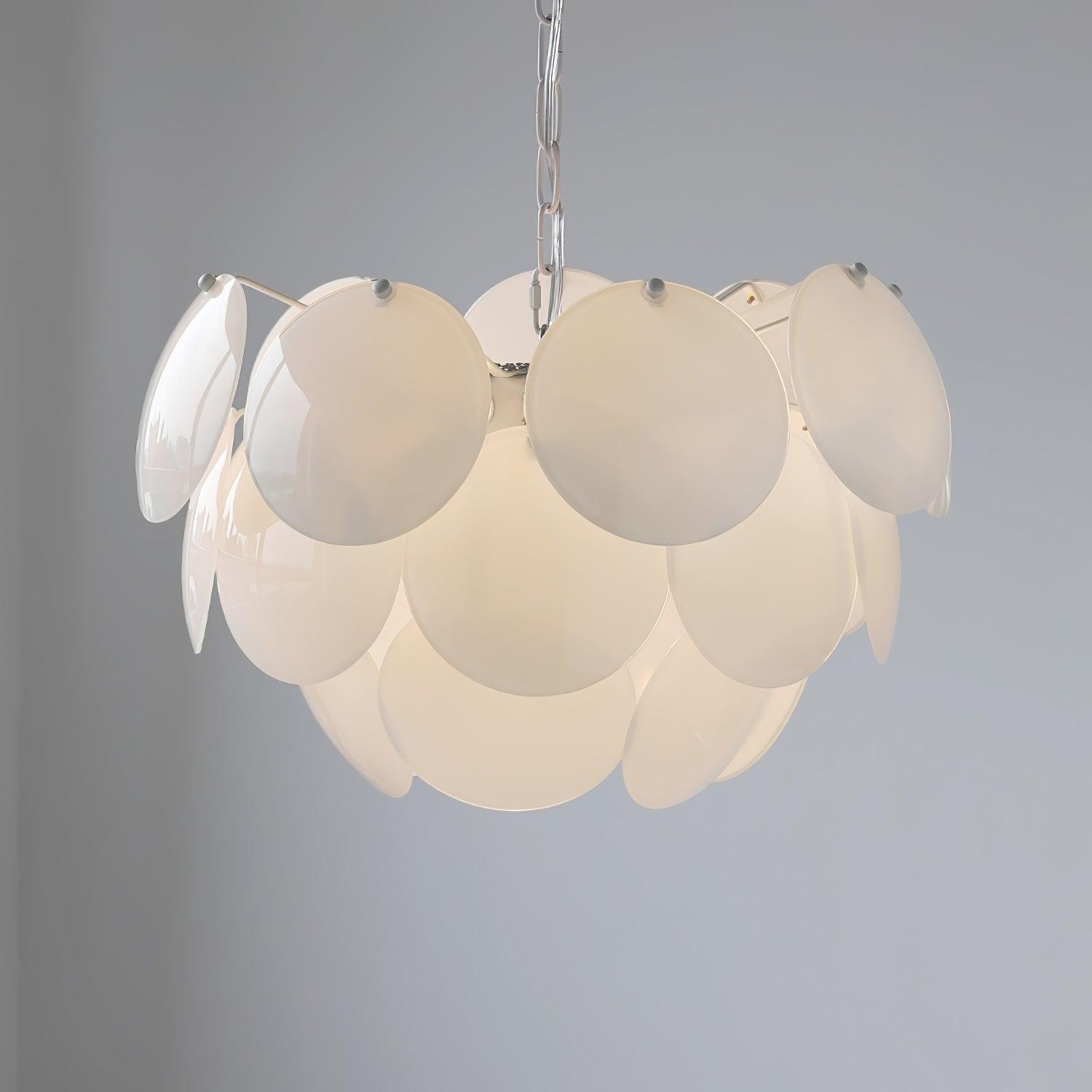 Luxury Fashion Luminous Petal Glass Chandelier K473