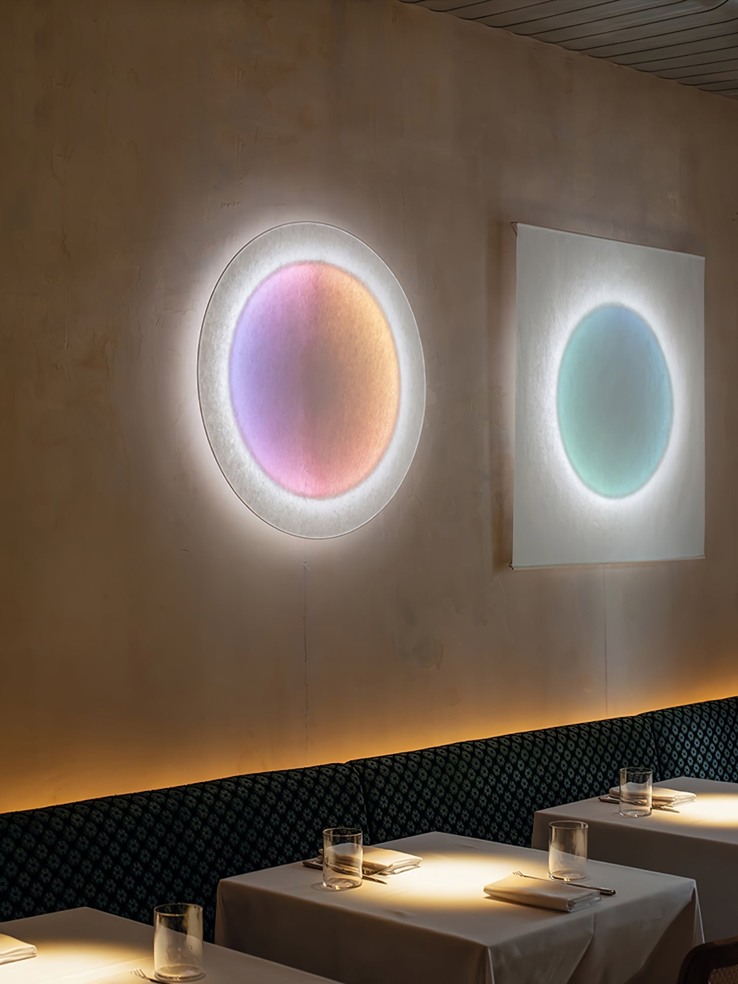 Modern Simple Plug-In Round Wall Lamp K867