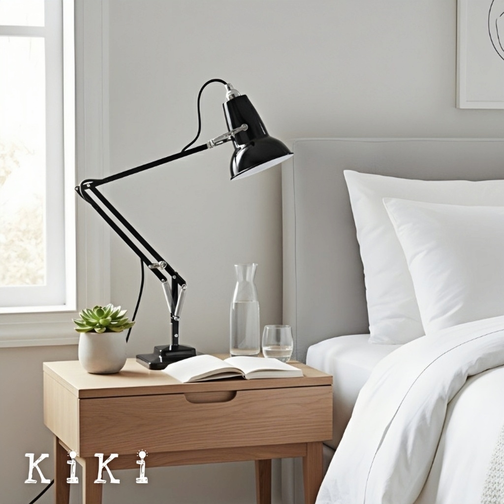 Modryx Articulated Desk Lamp - Industrial Aesthetic for Workstation and Bedroom K2132