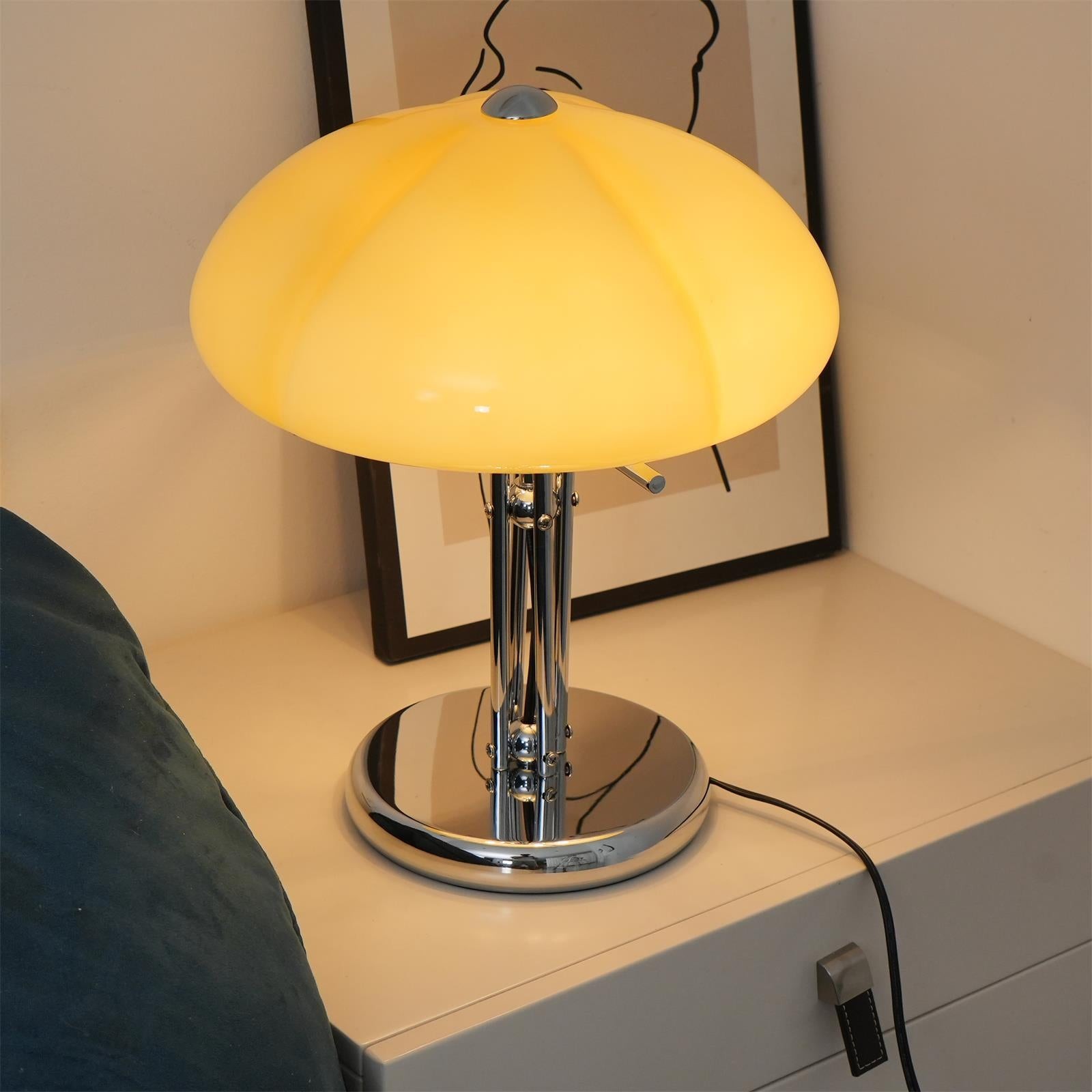Modern Creative Vintage Mushroom Bauhaus Glass Table Lamp K749
