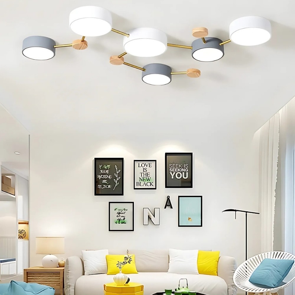 Modern Branch Circular Led Ceiling Lamp K933