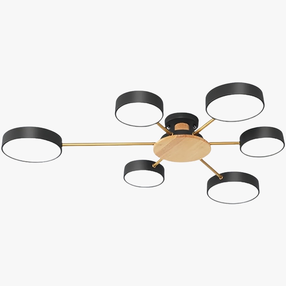 Nordic Multi Heads Round Led Ceiling Light K934