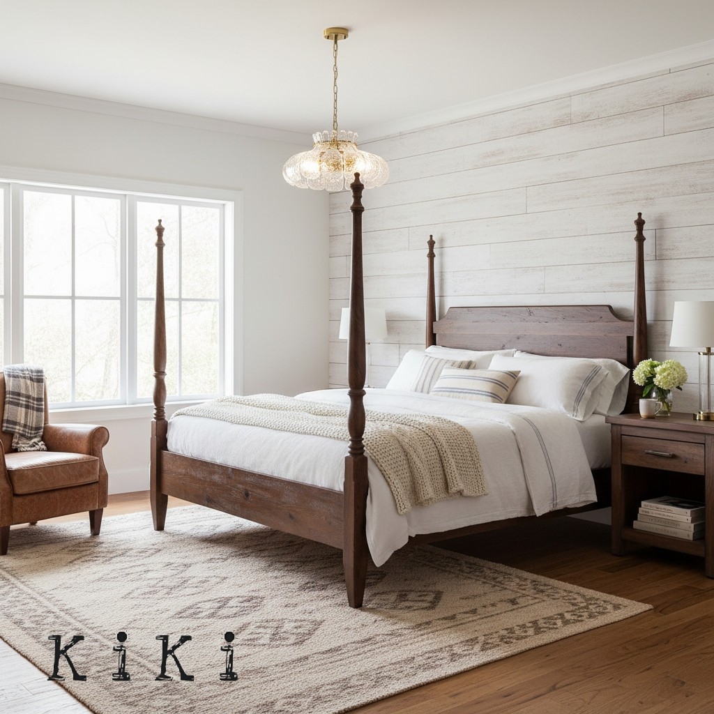 Floral Ice Glass Pendant Light - Retro Petal Pendant Lamp for Bedroom K2366