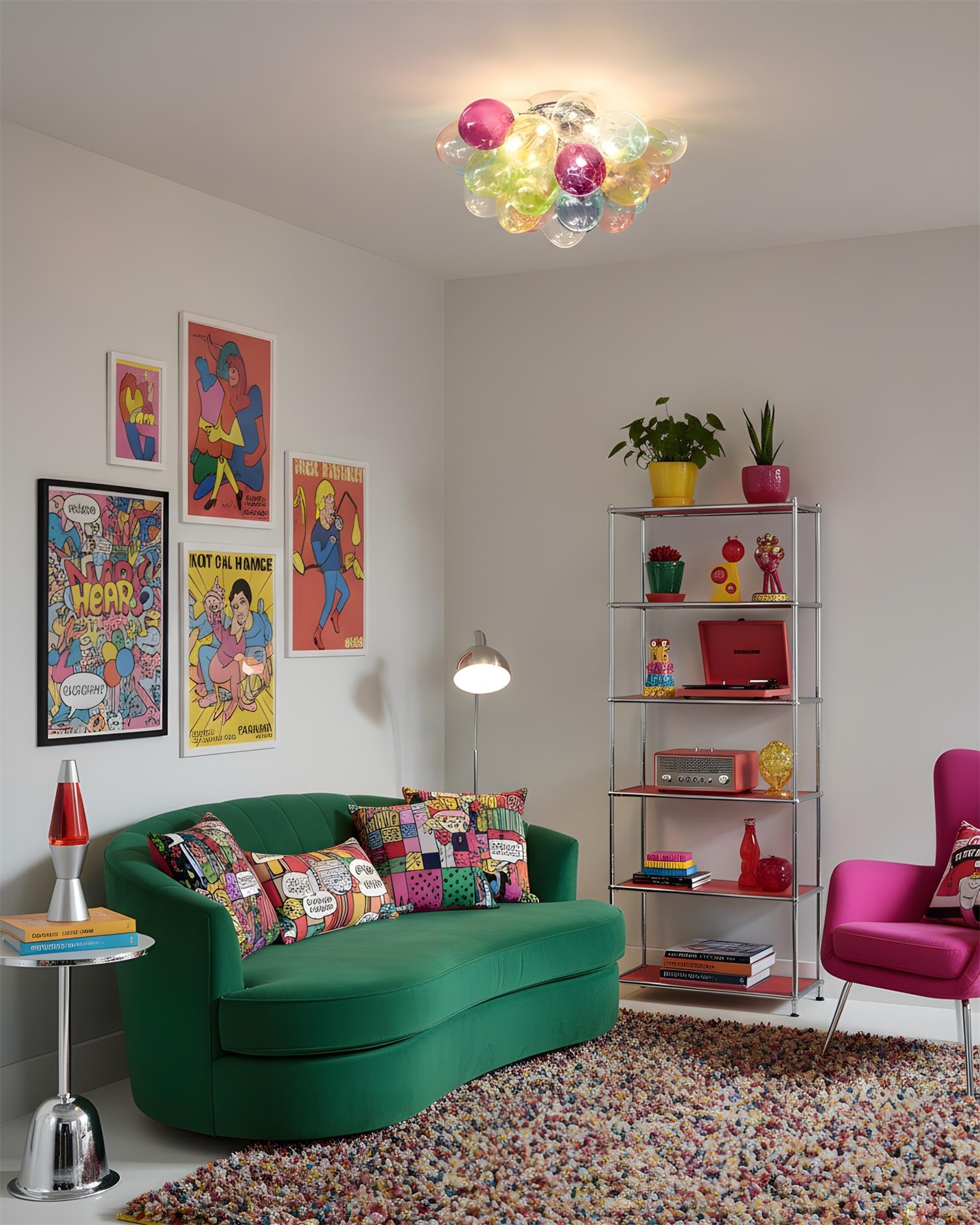 Bubbly Ceiling Lamp D303