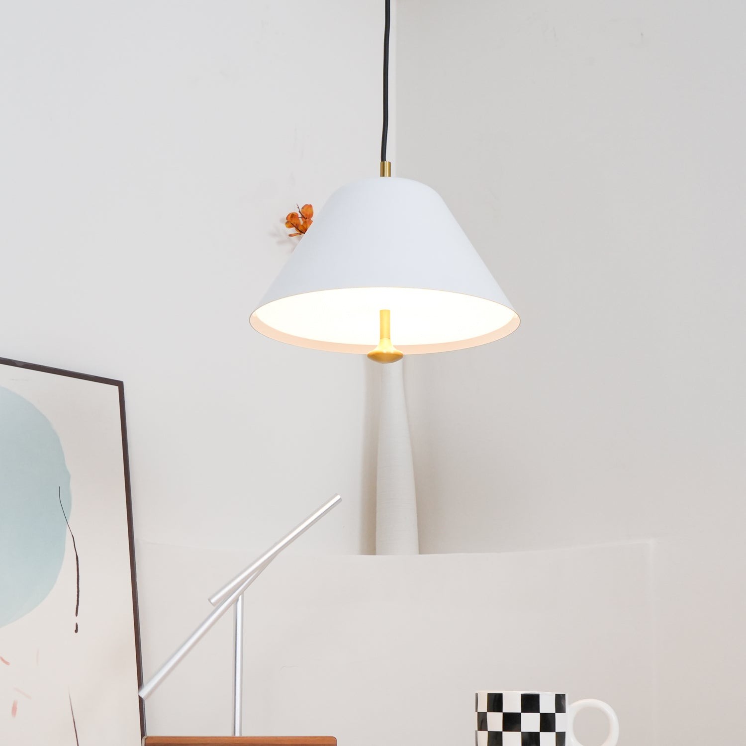 Metal Pear Pendant Lamp K452