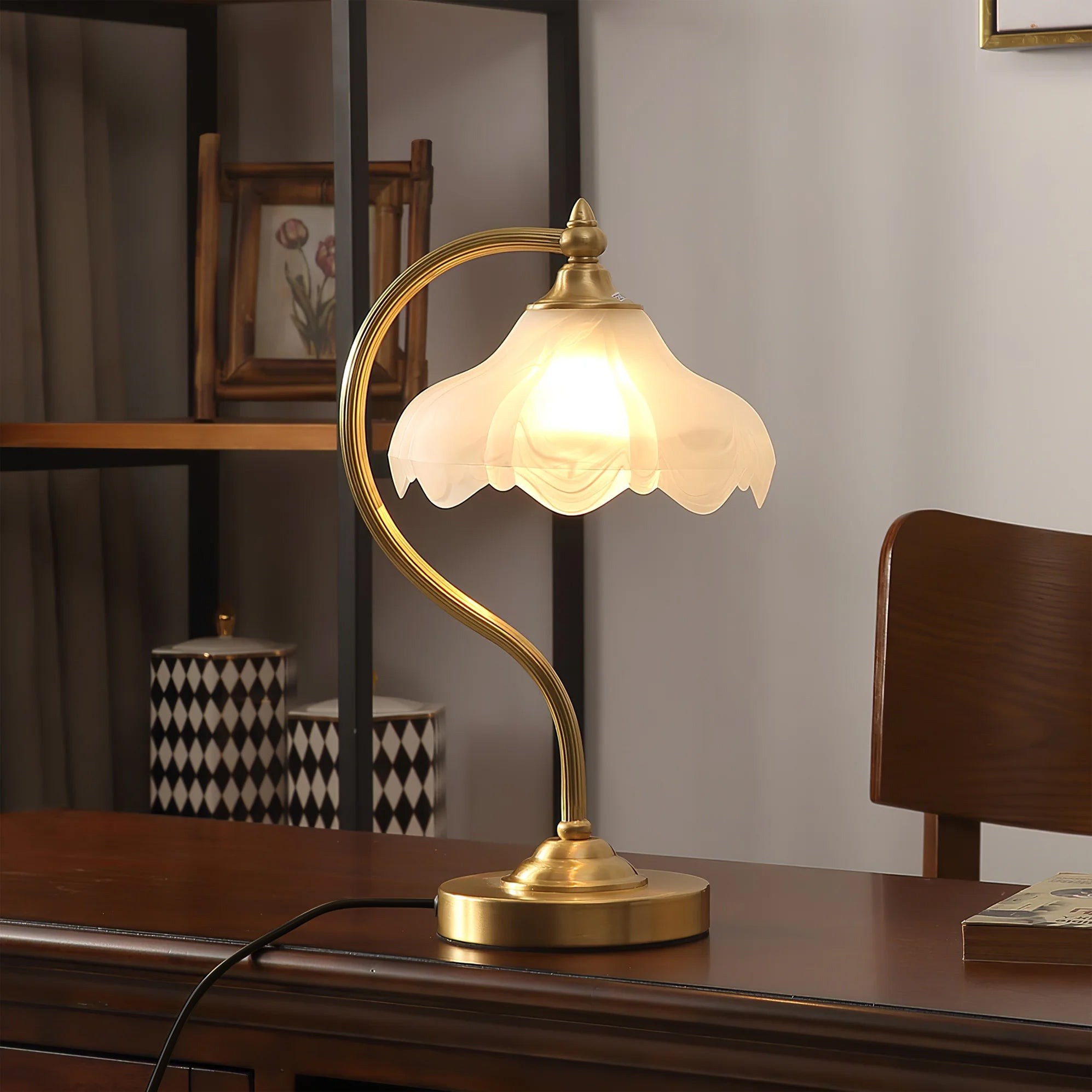 Magnolya Flower Table Lamp K1048