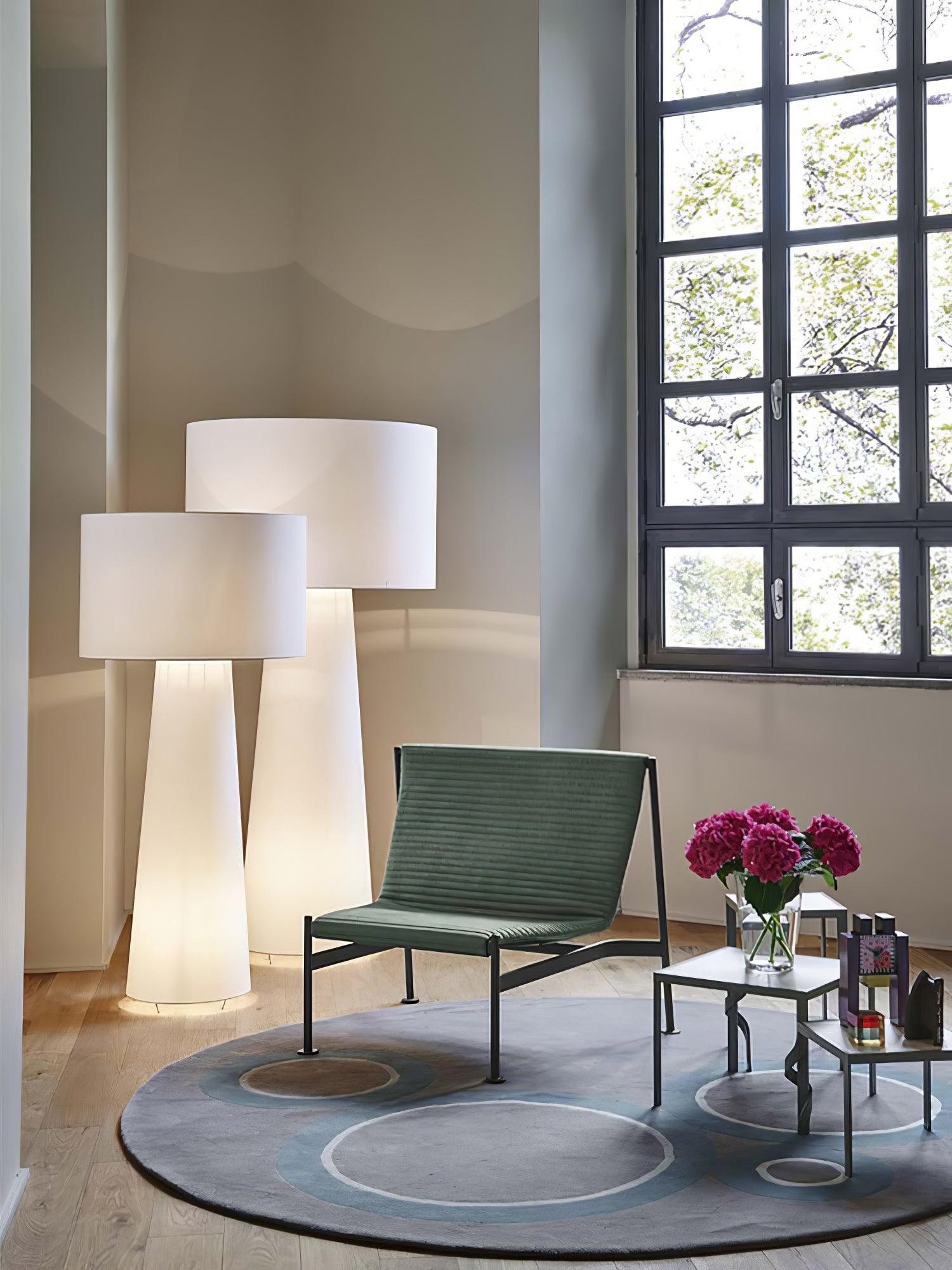 Column Fabric Floor Lamp Suitable For Living Room K328