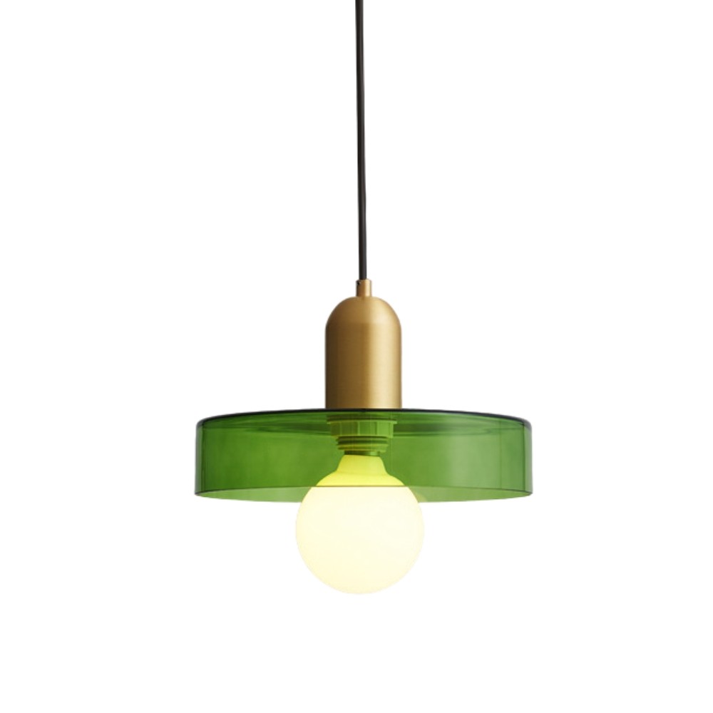 Classic Morandi Brass Disc Orb Pendant Light K928