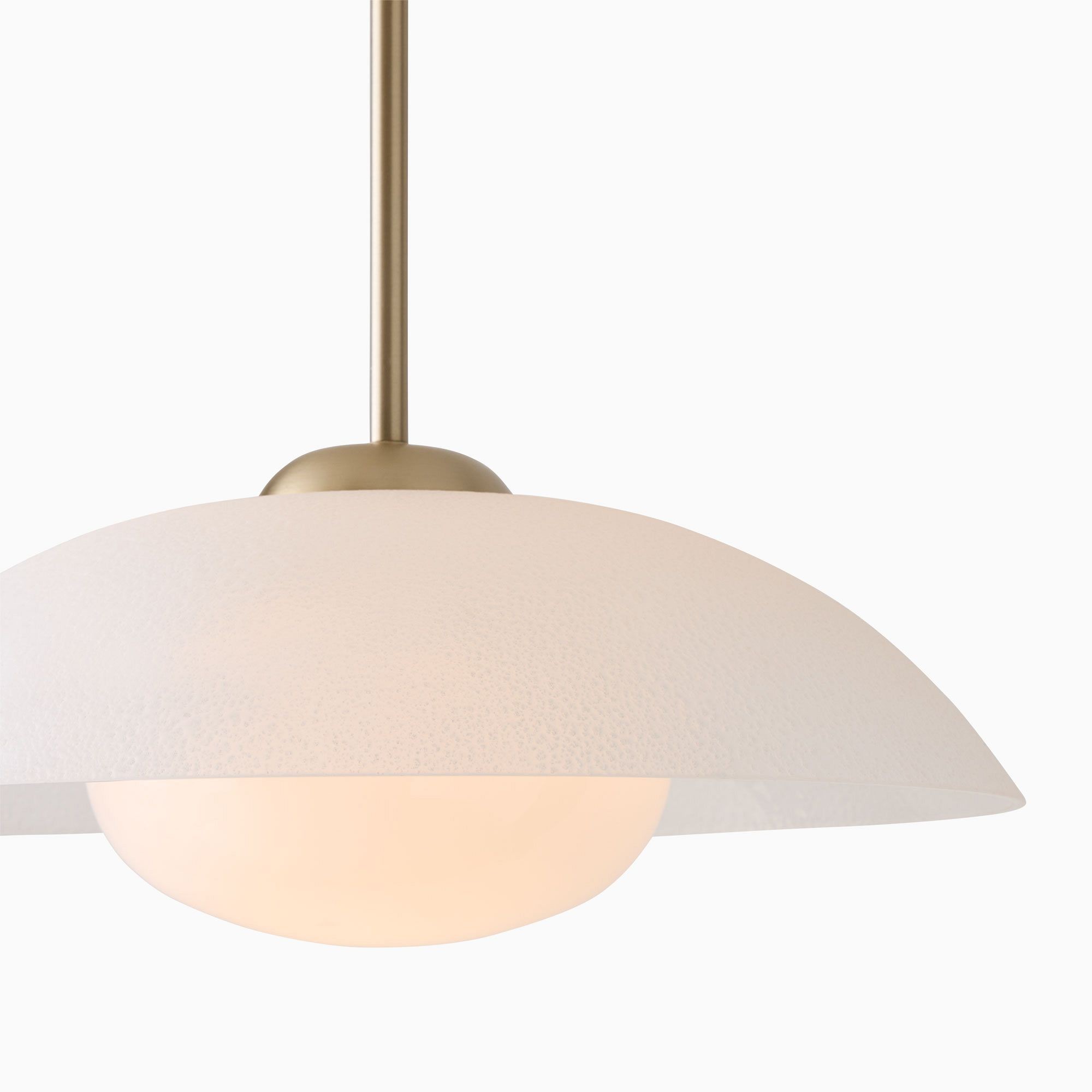 Elorina Pendant Light - Perforated Metal Shade, Champagne Bronze K1170