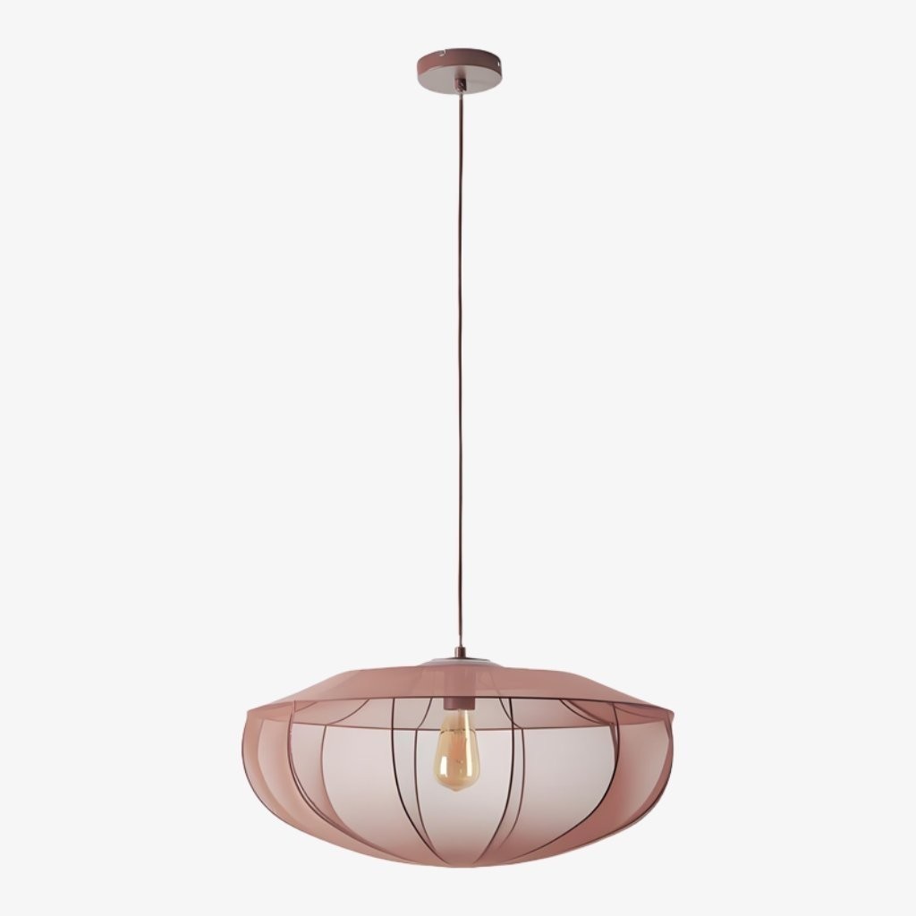 Lumifil Modern Mesh Pendant Light - Hanging Fabric Lghts are Suitable for Dining Rooms or Kitchen Islands K1752
