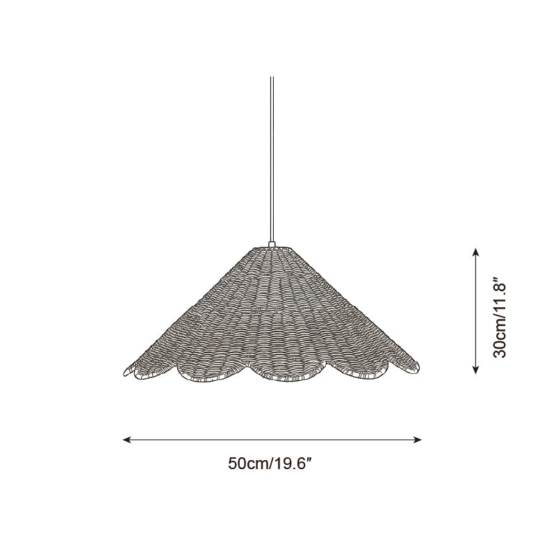 Scallop Pendant Lamp D309
