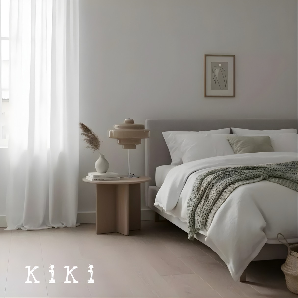 Koloro Sculptural Glass Table Lamp – Modern Minimalist Accent for Living Room or Bedroom K1121