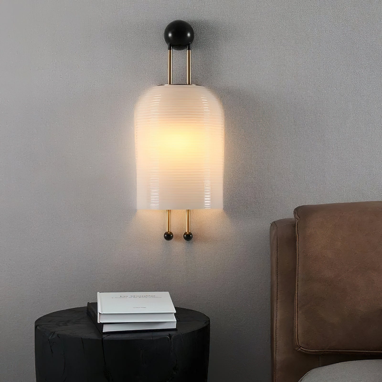 Lantern Glass Sconce D478