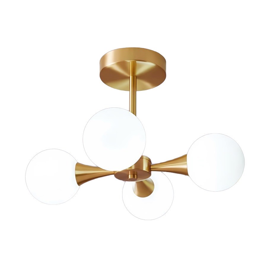 Mid Century Metal Multi Heads Globe Ceiling Lamp K118