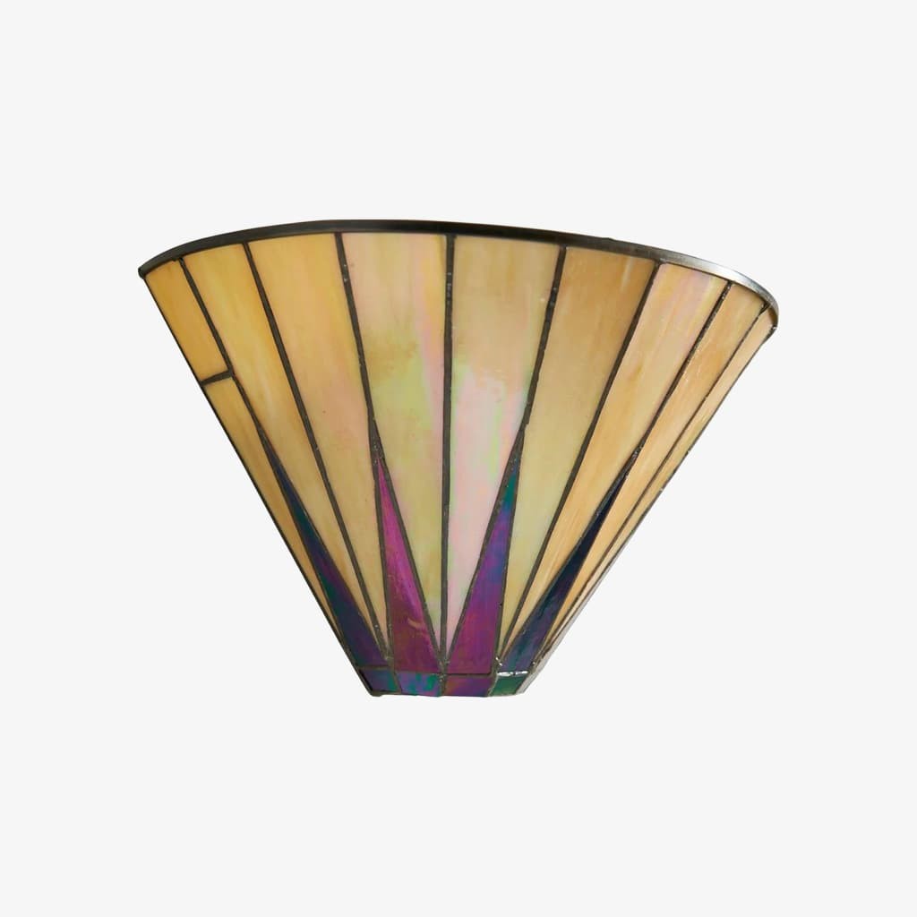 TF Dark Tiffany Style Wall Lamp - Artistic Star Design Sconce for Bedroom or Hallway K1896