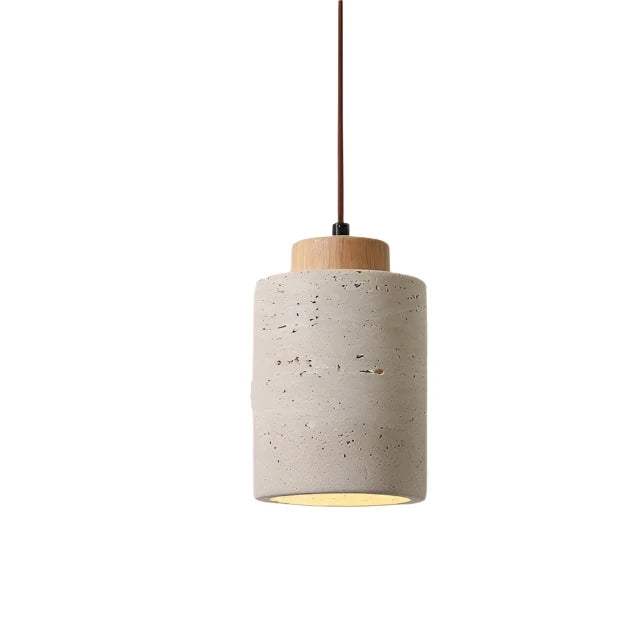 Nordic Travertine Clear Minimalist Pendant Light D914