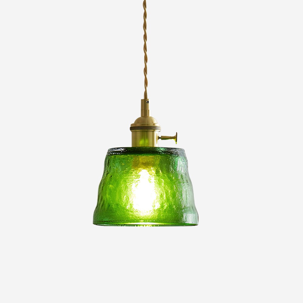 Retro Small Cup Glass Pendant Lamp K305