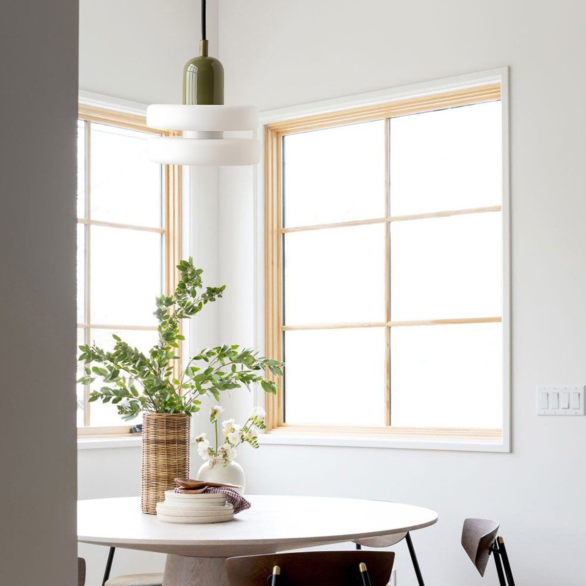 Double Puck Pendant Lamp