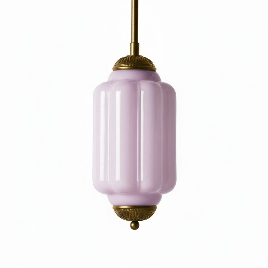 Eloise Simple Glass Irregular Lantern Pendant Lamp K836