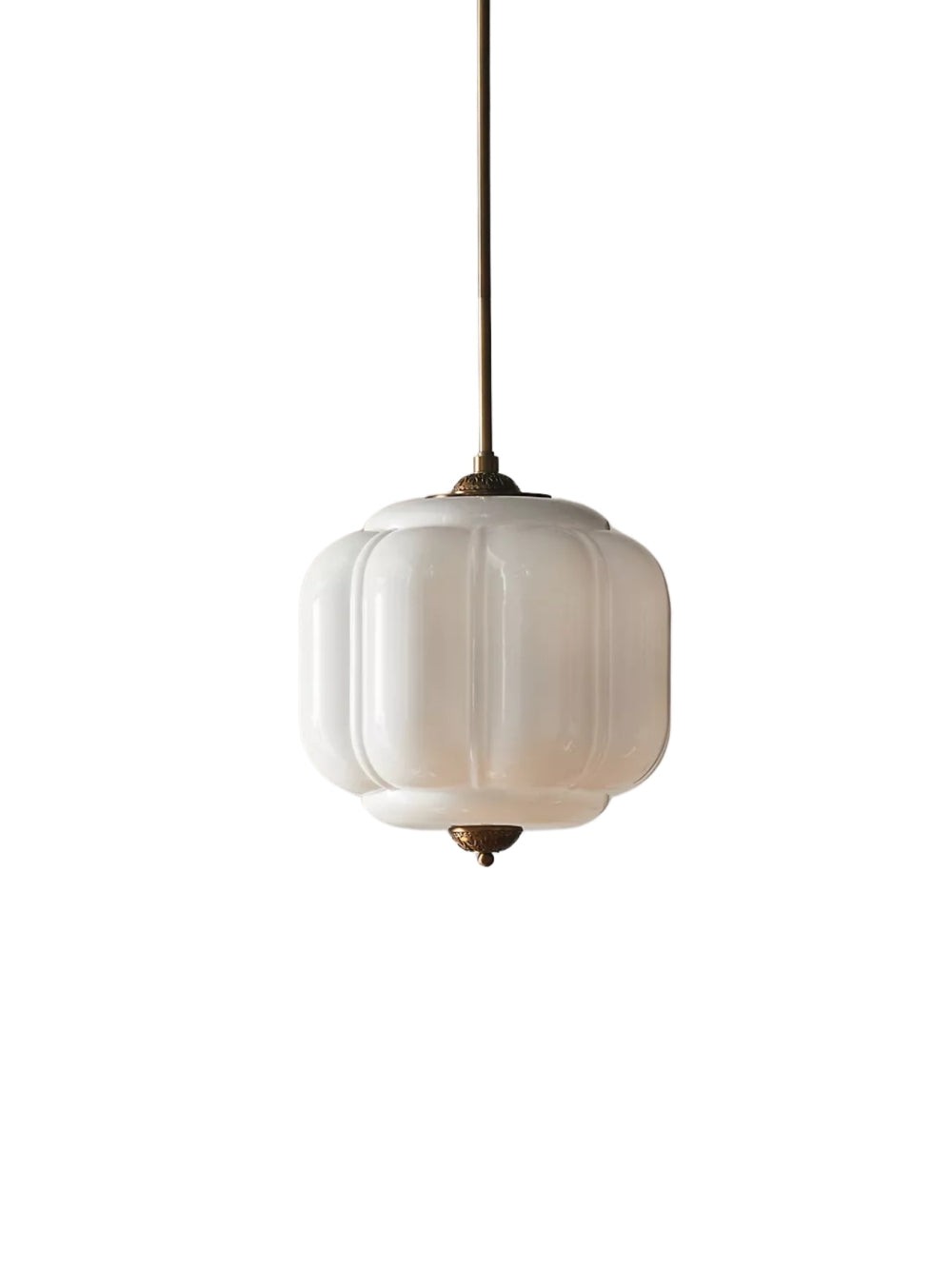 Retro Eloise Milk Glass Pendant Light For Kitchen K946