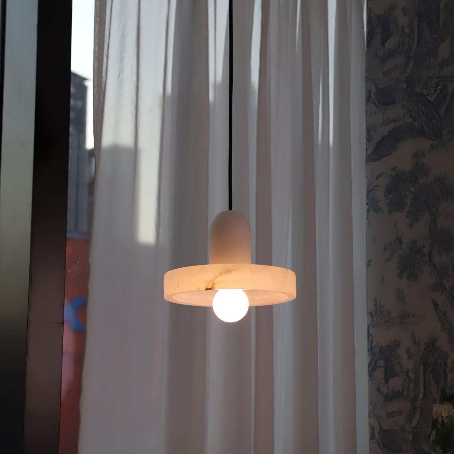 Elegant Creative White Alabaster Pendant Light K823