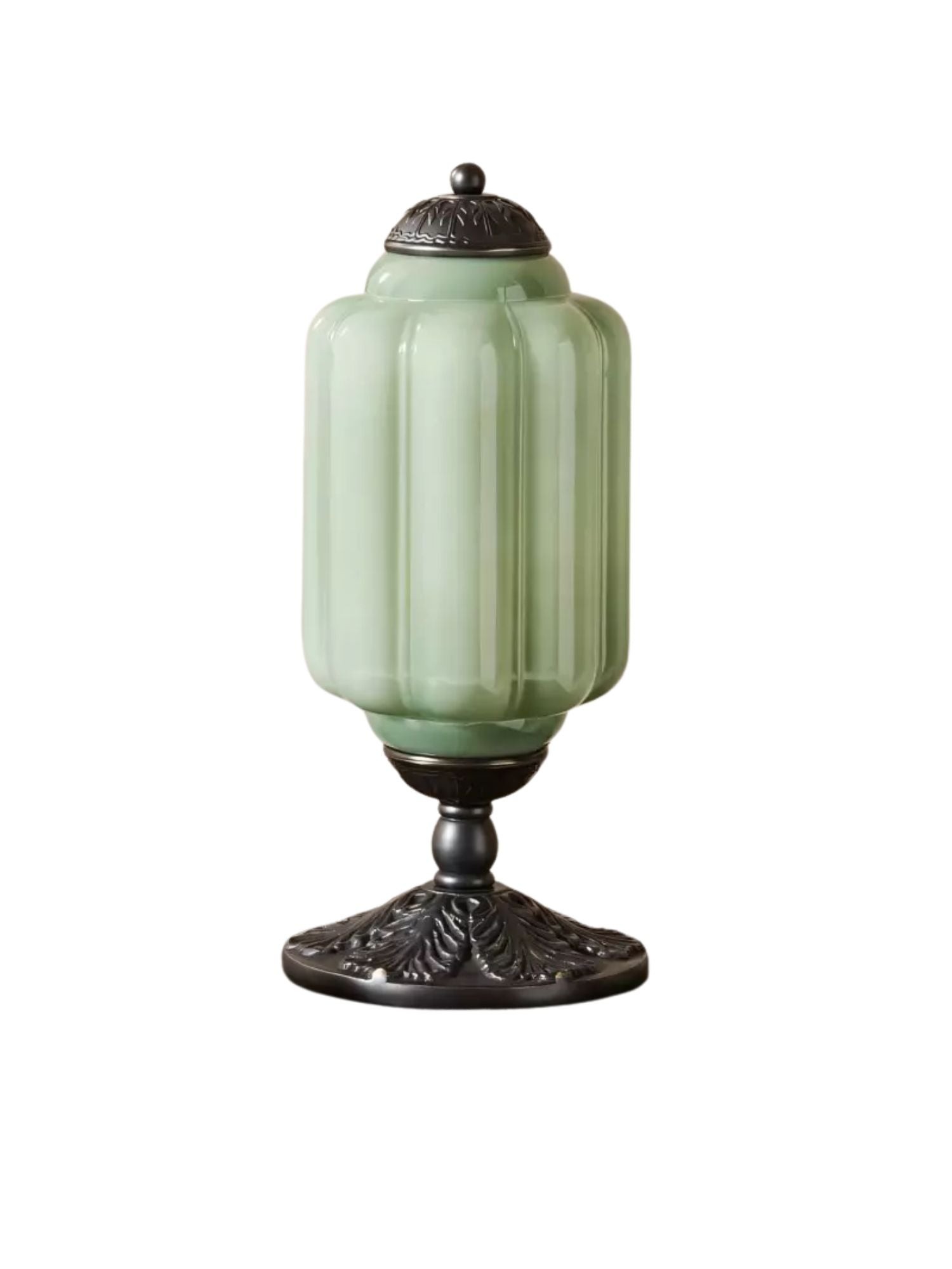 Classic Eloise Glass Table Lamp – Vintage Bedside and Ambient Lighting K885