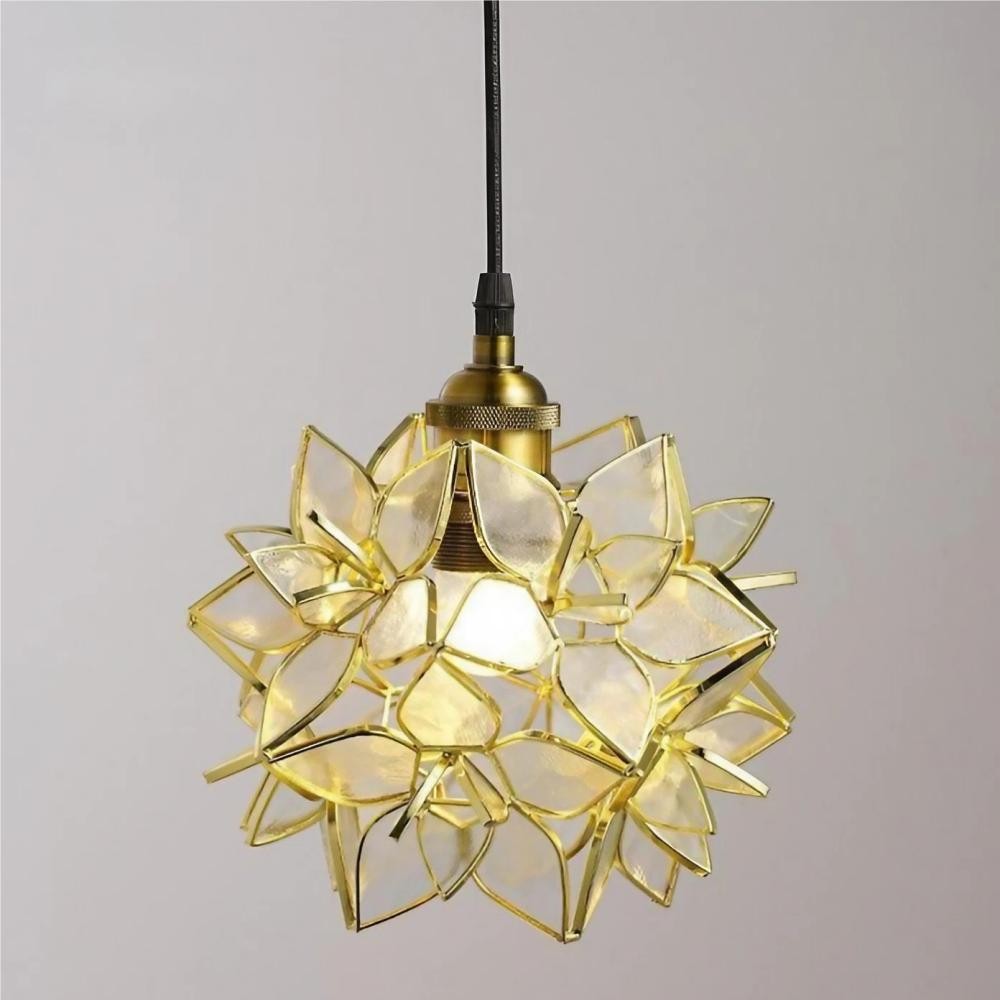 Decorative Hand Blown Flower Glass Pendant Light K29